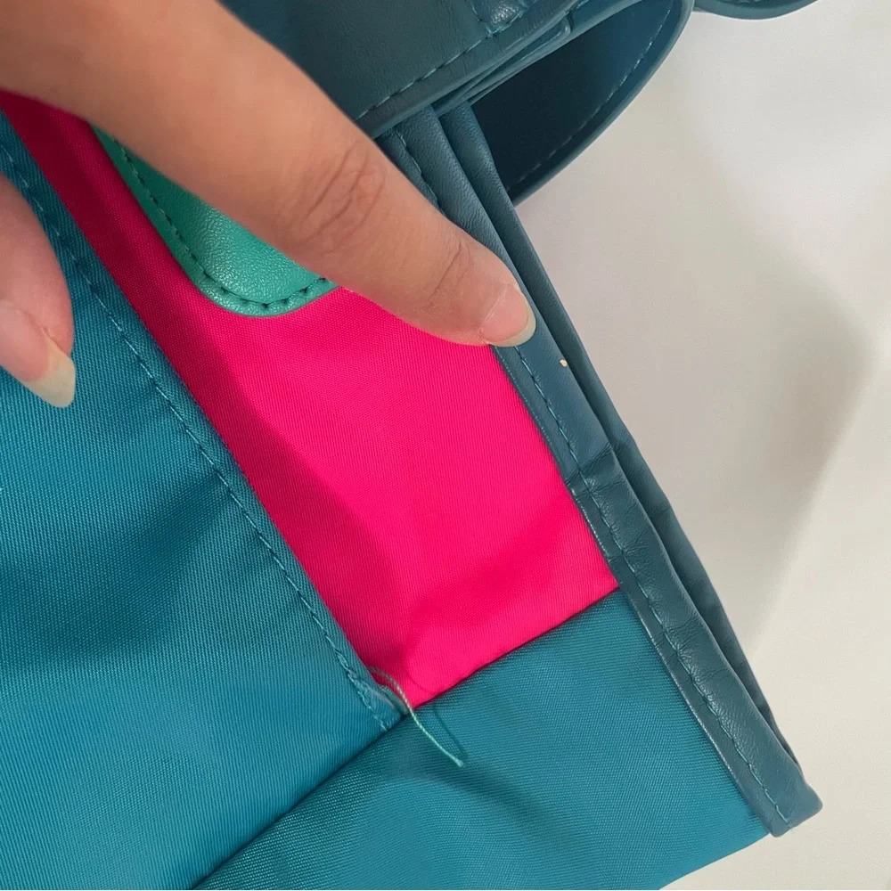 ๐ Elevate Your Style: Vintage Tupperware Shoulder Bag, Unique Neon Colors ๐ - Picture 12 of 16